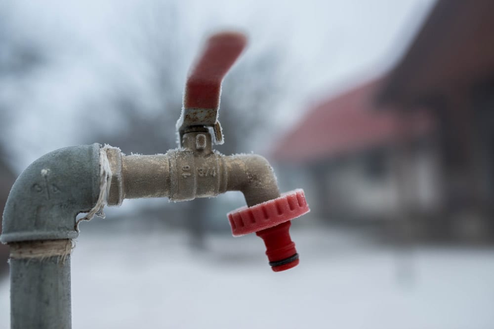 outdoor faucets during FL winter