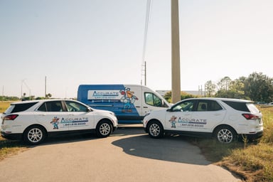 The Accurate Backflow & Plumbing service fleet