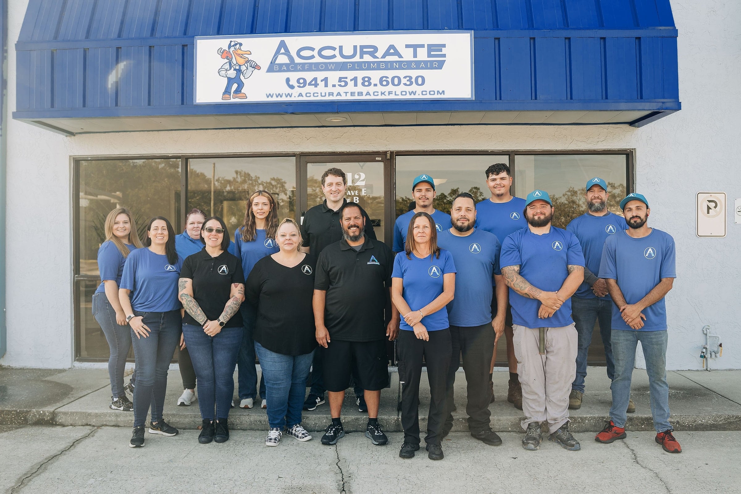 The Accurate Backflow & Plumbing storefront in Bradenton