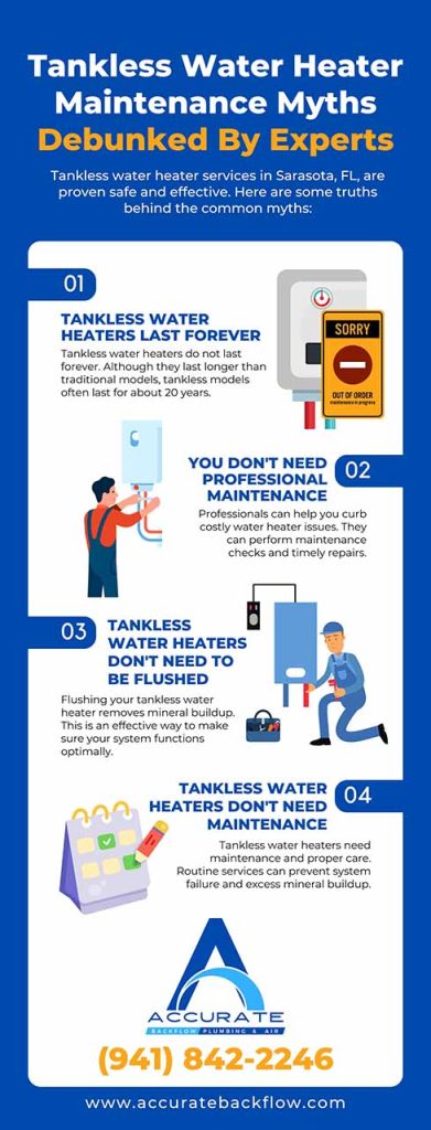 Tankless water heater maintenance myths